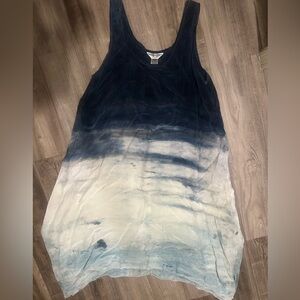 Hard Tail Dress Blue Ombré Dress, Large